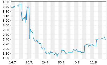 Chart Goldgroup Mining Inc. - 1 Monat