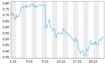 Chart Humanoid Global Holdings Corp. - 1 Monat