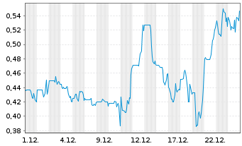 Chart King Copper Discovery Corp. - 1 Month