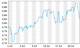 Chart Midnight Sun Mining Corp. - 1 Monat