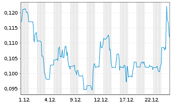 Chart Northern Graphite Corp. - 1 Monat