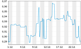 Chart Panther Minerals Inc. - 1 Monat