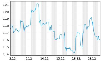 Chart Q-Gold Resources Ltd. - 1 Monat