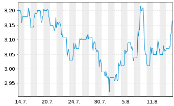 Chart Real Matters Inc. - 1 Monat