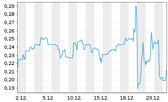Chart Stallion Uranium Corp. - 1 Month