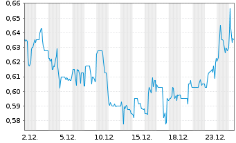 Chart Star Copper Corp. Registered Shares o.N. - 1 Monat
