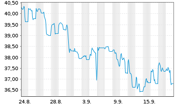Chart Colt CZ Group SE - 1 Month