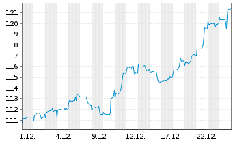Chart Allianz RCM Rohstoffonds - 1 Monat