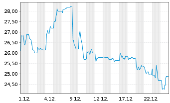 Chart JDC Group AG - 1 Monat