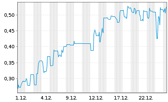 Chart ERWE Immobilien AG - 1 Monat