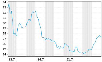 Chart SMAG Mobile Antenna Masts AG - 1 Monat