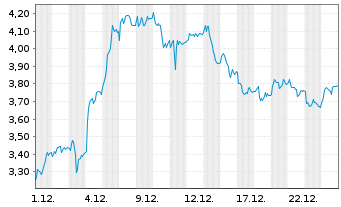 Chart Mini Future Long BMW - 1 Monat