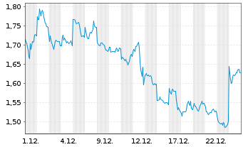 Chart Mini Future Long BYD - 1 Monat