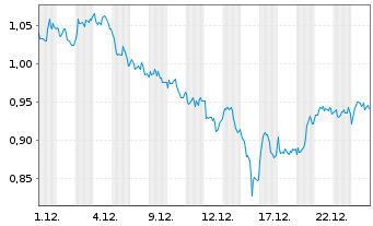 Chart Mini Future Long Shell - 1 Monat
