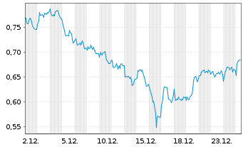 Chart Mini Future Long Shell - 1 Monat