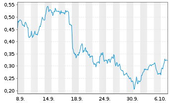 Chart Mini Future Long Deutsche Telekom - 1 Monat