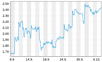 Chart Mini Future Short BYD - 1 Monat