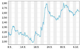 Chart Mini Future Short Allianz - 1 Month