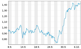 Chart Mini Future Short Bayer - 1 Monat