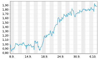 Chart Mini Future Short BMW - 1 Monat