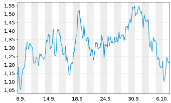 Chart Mini Future Short Continental - 1 Monat
