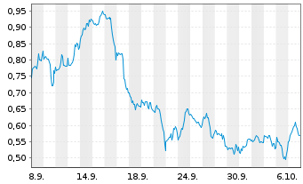 Chart Mini Future Long Verizon - 1 Month