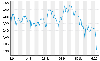 Chart Mini Future Long BAWAG Group - 1 Monat
