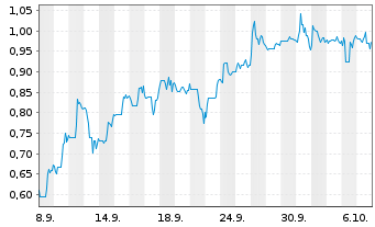 Chart Mini Future Short Li-FT Power - 1 Monat
