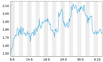 Chart Mini Future Short Block - 1 Monat