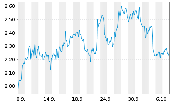 Chart Mini Future Short Block - 1 Monat