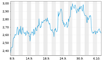 Chart Mini Future Short Block - 1 Monat