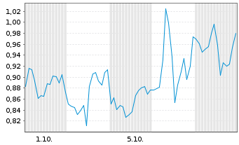 Chart Mini Future Short Snowflake - 1 Month