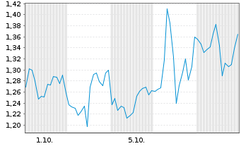 Chart Mini Future Short Snowflake - 1 Month