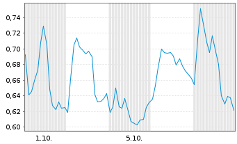 Chart Mini Future Long Industria de Diseno Textil - 1 Month