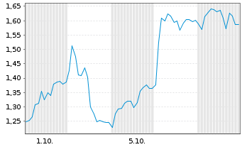 Chart Mini Future Long secunet - 1 Month