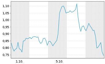 Chart Mini Future Long Cloudflare - 1 Monat