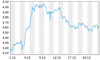 Chart Mini Future Long BMW - 1 Monat