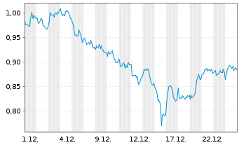 Chart Mini Future Long Shell - 1 Monat