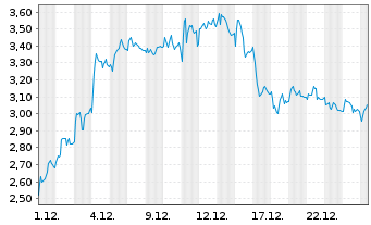 Chart Mini Future Long Volkswagen - 1 Monat
