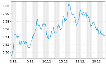 Chart Mini Future Short Chevron - 1 Monat