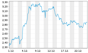 Chart Mini Future Long BMW - 1 Monat