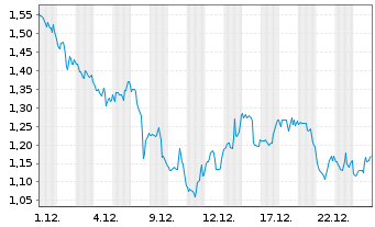 Chart Mini Future Long Berkshire Hathaway - 1 Monat