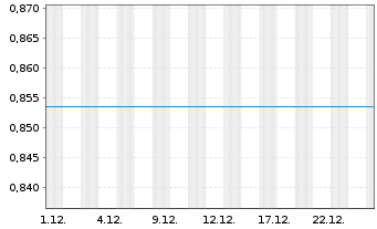 Chart Mini Future Long Schaeffler - 1 Monat