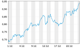 Chart Mini Future Long BAWAG Group - 1 Monat