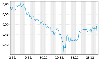 Chart Mini Future Long Shell - 1 Monat