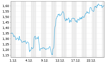 Chart Mini Future Long Visa - 1 Monat