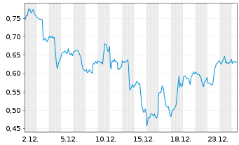 Chart Mini Future Long Amazon - 1 Monat