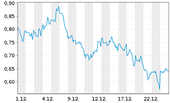 Chart Mini Future Long Realty Income - 1 Monat