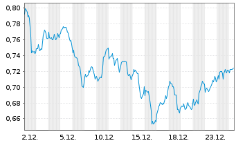 Chart Mini Future Long Chevron - 1 Monat
