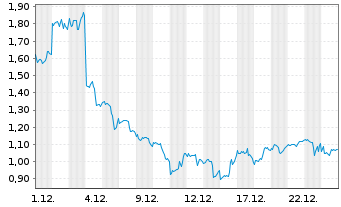 Chart Mini Future Long Snowflake - 1 Monat